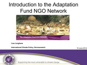 PPT, 1.7 MB - adaptation fund network