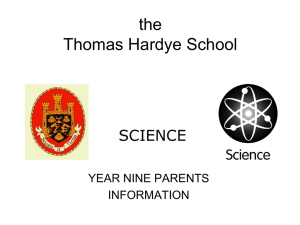 Core science - Thomas Hardye School
