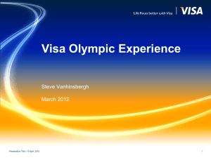 Visa Olympic Experience