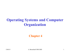 Operating Systems and Computer Organization