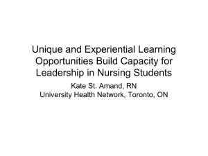 Unique and Experiential Learning Opportunities Build - WINN-NTF