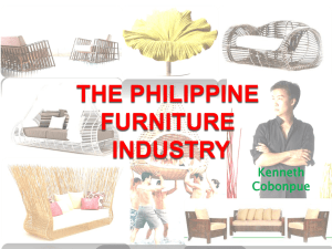 Philippine Furniture Industry SITUATIONER