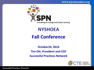 Successful Practices Network Presentation