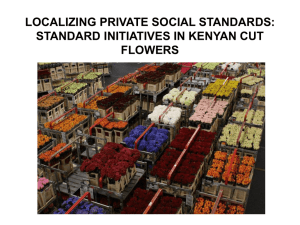 Labour Agency and Private Social Standards in the Cut