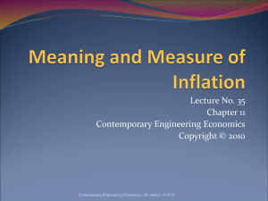 Meaning and Measure of Inflation