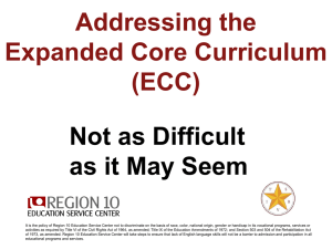 Addressing ECC - Region 10 Education Service Center