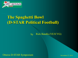 The Spaghetti Bowl (D-STAR Political Football)