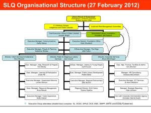 SLQ Org Chart @270212 - State Library of Queensland