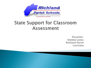 3-Richland Parish - State Support for Classroom