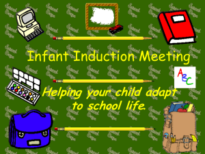 Infant Induction Meeting - Scoil na Maighdine Mhuire