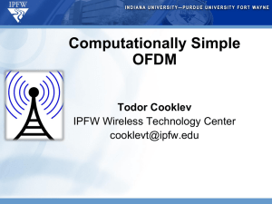 Computationally Simple OFDM