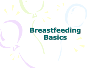 Breastfeeding Basics - Prenatal Class