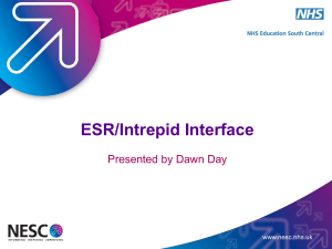 ESR/Intrepid Interface