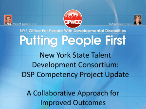 Competencies - New York State Association of Day Service Providers