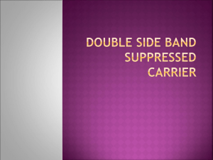 Double Side Band Suppressed Carrier