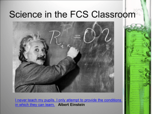 Fun in the Classroom – Food Science Experiments Presentation