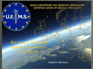 Report on EBEORL exam by Angelos Nikolaou - UEMS