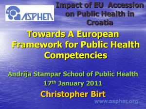 Chris Birt - European Public Health Alliance