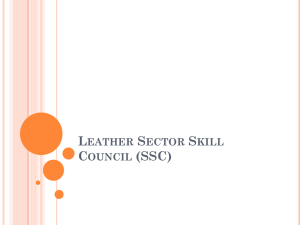 Leather Sector Skill Council (SSC) - DDU-GKY