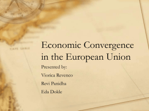 economic convergence in EU