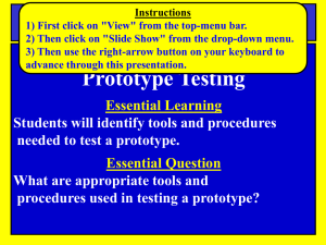 Notes-Prototype Testing (Wright Brothers, Batman, & Spiderman)