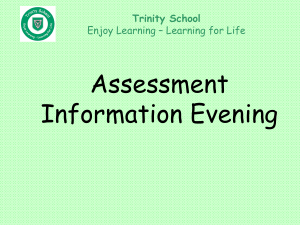 Assessment information evening
