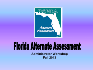 Access Points - Florida Alternate Assessment