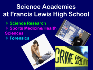 Science Academies - Francis Lewis High School