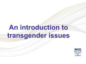 Introduction to Transgender Issues - lgbt