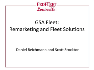 GSA Motor Vehicle Management: Acquisition & Fleet Management