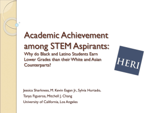 Academic Achievement among STEM Aspirants