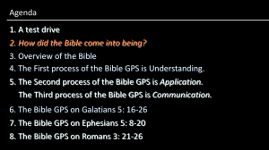 How did the Bible come into being? - Free