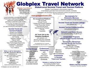 Globplex Travel Network Diagram