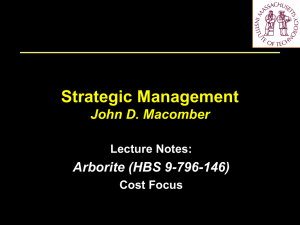 Strategy 05 Cost Leadership Arborite