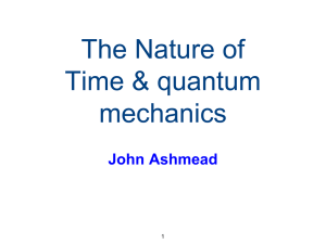 power point - Time and Quantum Mechanics