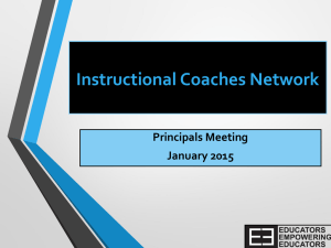 Instructional Coaches Network