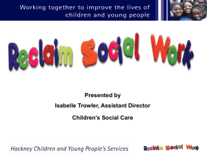 5a. Reclaiming social work in Hackney