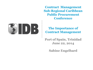 Importance of Contract Management