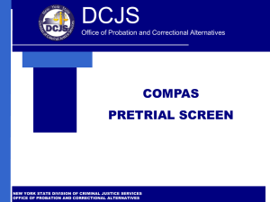 COMPAS - Pretrial Screen