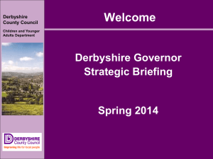 Welcome  - Derbyshire County Council