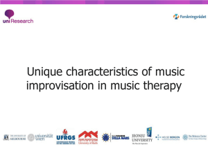 Music improvisation in music therapy ()
