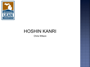 Hoshin Kanri Policy Deployment Share Slides