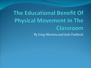 Physical Movement Power Point