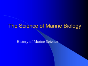 Chap01 Science of Marine Bio
