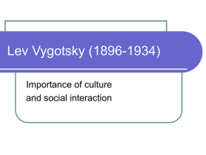 Lev Vygotsky (1896