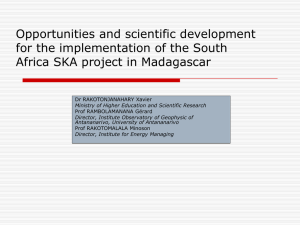 Madagascar presentation