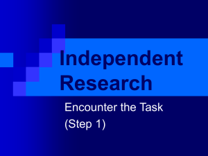 Independent Research
