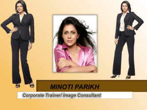 Trainer - Minoti Parikh