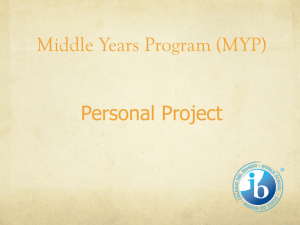 Middle Years Program (MYP) Information Evening