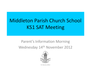 KS1-SATs-mtg - Middleton Parish CE Primary School